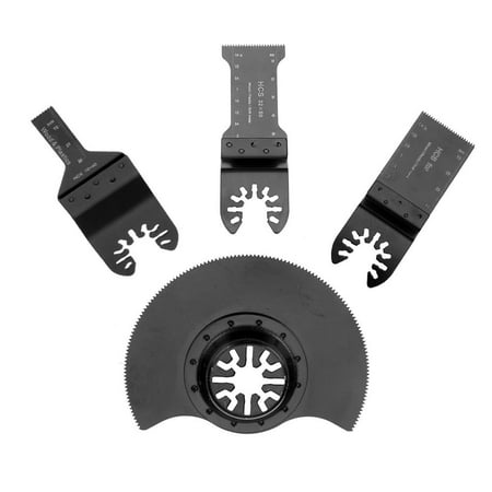 

FTjfrsbc 4Pcs/set Oscillating MultiTool Saw Blade for Renovator Power Tools Cutting