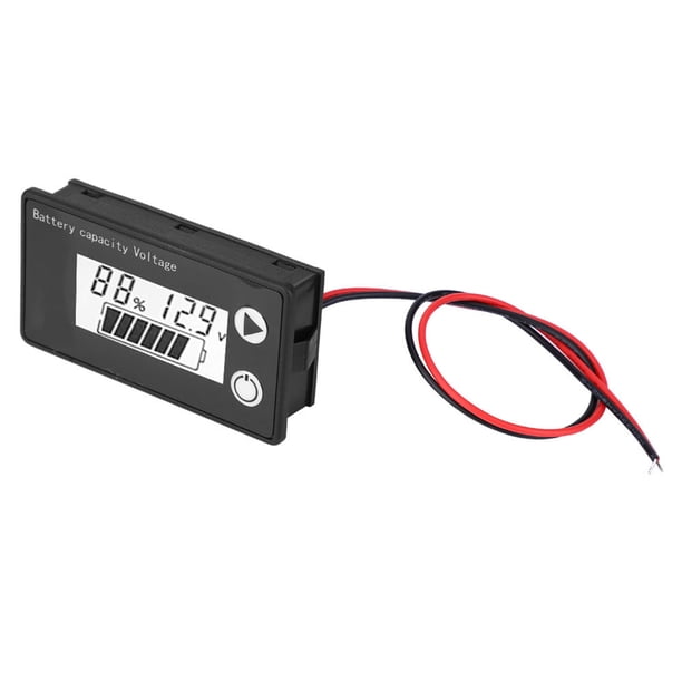 Probador De Indicador De Capacidad De Batería Lcd De 12 V Voltímetro De Pantalla Digital Universal De Batería De Litio, DC8V, 100 V, Pantalla LCD