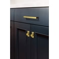 thumbnail image 6 of Goo-Ki 5 Inch(128mm) Zinc Alloy Kitchen Cabinet Pulls, Brushed Gold Cabinet Handles for Dresser,Wardrobe & Cupboard, 6 Pack, 6 of 10