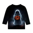 thumbnail image 4 of Cowsor Cute Funny Halloween Shirts for Women Plus Size Length Long Sleeve Womens Tops Witch Gothic Renaissance Shirt, 4 of 4