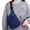 Dark Blue, variant on Travel Crossbody Bag Waterproof Lightweight Multi-Pocket Unisex Passport Sling Chest Bag Anti Theft Shoulder Bag Daily Commute