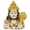 White & Gold2, variant on IBA Indianbeautifulart Metal Ganesh Deepak With Bells Wall Hanging Puja Idol Ganesha Face Oil Lamp Décor For Home & Mandir Temple-HB