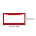 thumbnail image 4 of Acaige Real Red Carbon Fiber License Plate Frame, 4 of 5