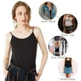thumbnail image 5 of Charmo Women Cami Tanks Adjustable Spagetti Strap Built in Bra Tank Top 2 Pack, 5 of 6