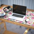 thumbnail image 3 of Long Mouse Pads for Desk,Beige Pink Football Helmets Pattern Desk Mats on Top Of Desks, Desk Mouse Pad Extra Large with 3mm Non-Slip Base and Stitched Edge for Gaming,Office,Work,Home 35.4"x15.7", 3 of 6