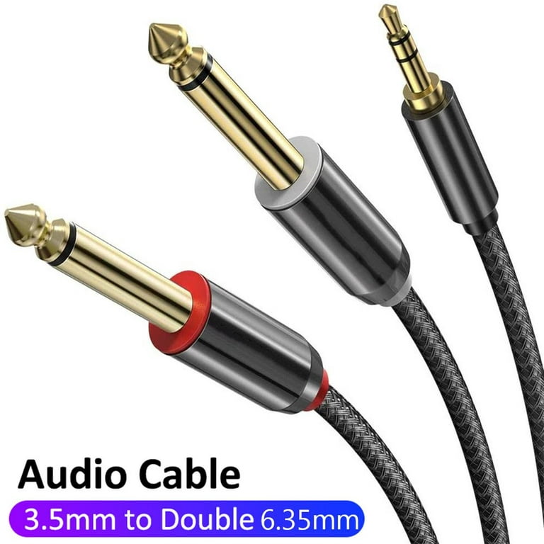 Double 6.5 6.3 6.35 to 2 RCA cable lines to the audio signal amplifier  Signal line for Microphone,amplifier,mixer,speakers,sound - Price history &  Review, AliExpress Seller - BT Computer digital accessories Store