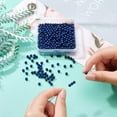 thumbnail image 3 of 400pcs Lazuli Beads 4mm Gemstones Beads Semi Precious Beads Smooth Round Loose Beads & Elastic Thread & Plastic Bead Containers, 3 of 8