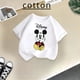 thumbnail image 2 of Camiseta de algodón de verano para niños de la marca Mickey, linda camiseta de dibujos animados de Disney para niño y niña, camiseta informal de cuello redondo, ropa para niños, 2 of 5