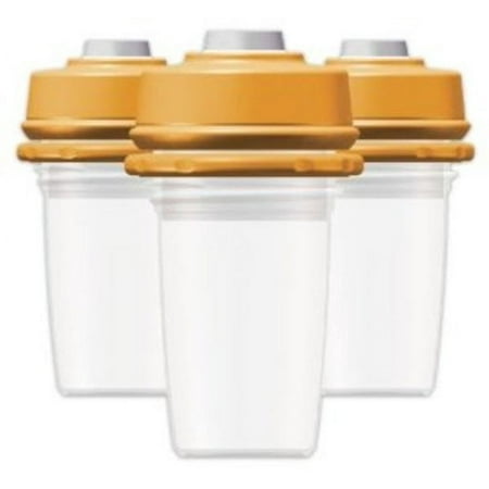 MilkBank Vacuum Storage 5 oz - 3-Pack Multi-Colored