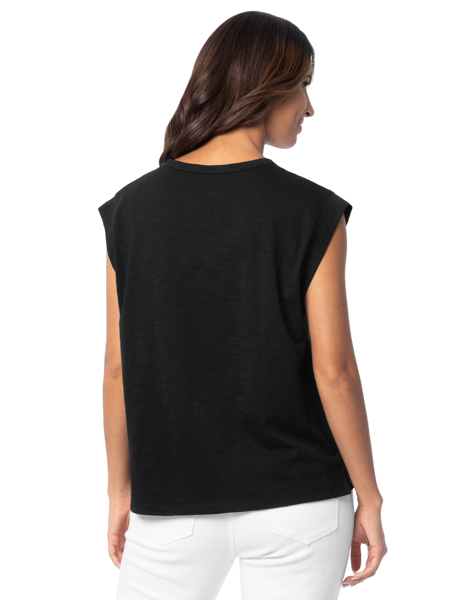 Time and Tru Women's Muscle Tee, Sizes XS-XXXL
