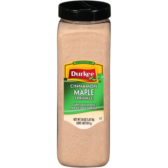 Durkee® Cinnamon Maple Sprinkle 30 oz. Shaker