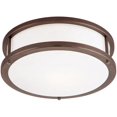 thumbnail image 2 of Access Lighting 50080LEDD-BRZ-OPL Dimmable LED Flush-mount- Bronze & Opal - D 16 x H 4.5 in., 2 of 2