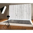 thumbnail image 3 of ABPHOTO Polyester 5x7ft Old Weathered White Wood Backdrops for Photography Rustic Texture Board Photo Background Crafts Party Wall Picture Taking Photo Studio Props, 3 of 4