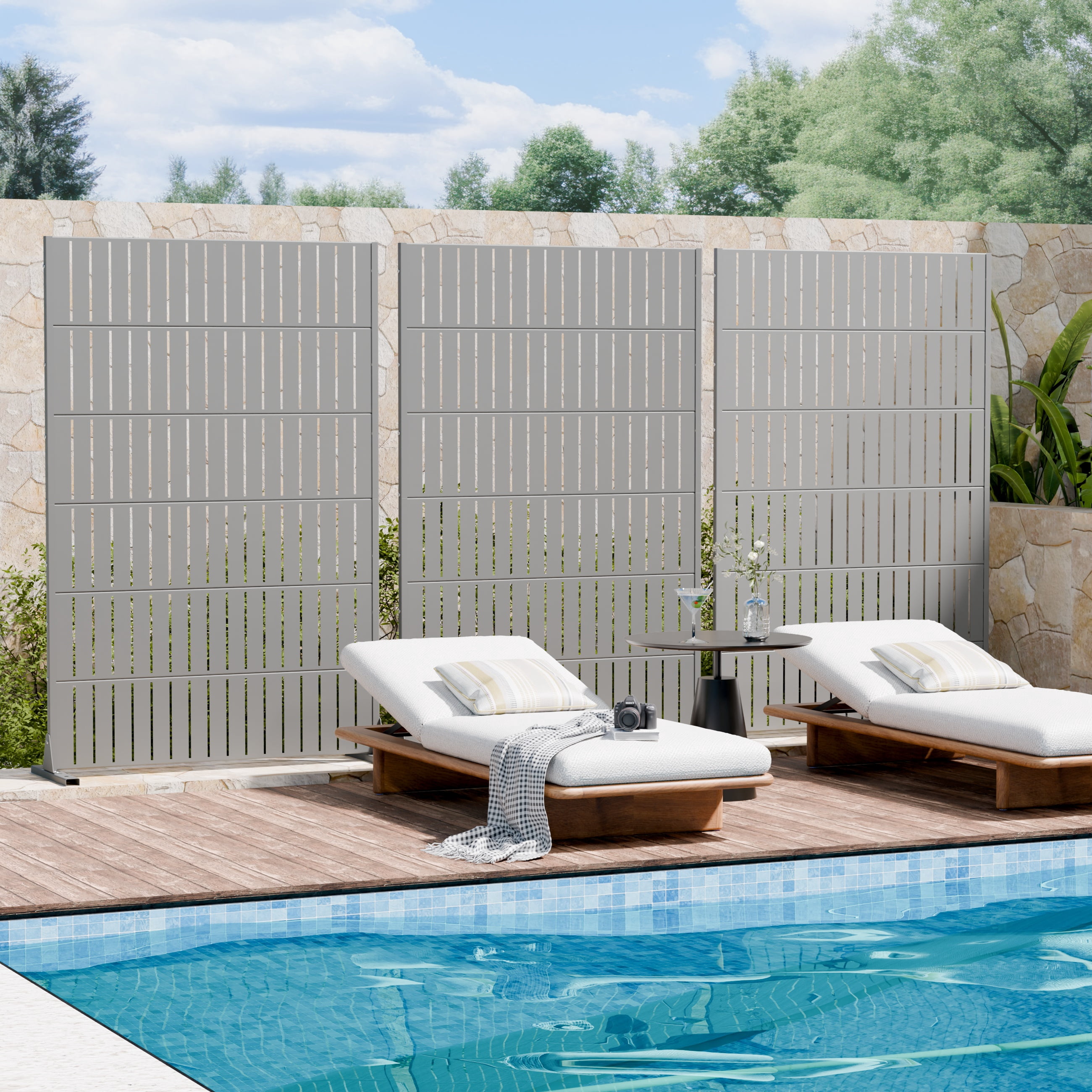 Privacy Metal Screen Fence Panel