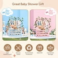 thumbnail image 5 of Onekawa Baby Shower Crate Closet with Handle, Basket with Hanger and Garland, Personalized Wooden Baby Box with Handle, Storage Basket for Newborn Essentials,Pregnancy Gift for New Parents, 5 of 8