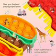 thumbnail image 3 of Juguetes antiestrés Fidget Pop Popper Push para autismo, necesidades especiales, alivio del estrés de silicona, alivio de la presión, apriétalo para niñas y niños (hamburguesa, papas fritas, helado), 3 of 5