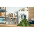 thumbnail image 2 of Ahgly Tapis d'Intérieur Lavable en Machine Carré Vert Algue Transitionnel, 7 Pieds Carré, 2 of 7