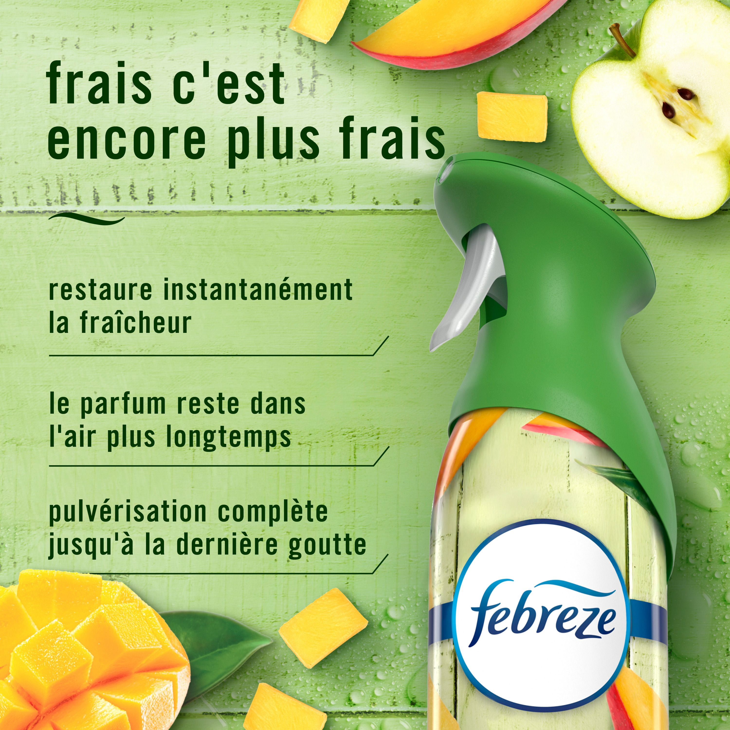 Febreze Air, Air Freshener Spray, Odour Fighting Room Spray, Mango, 1ct