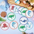 thumbnail image 4 of 25Pcs Potty Training Seat Magic Sticker Sea Animal Potty Targets Toilet Color Changing Sticker Round PVC Reusable for Baby Pee Training, 4 of 6