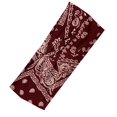 thumbnail image 1 of Banda para el cabello con estampado deportivo de estilo europeo y americano para mujer, banda para el cabello con cruz de anacardo, banda para el cabello para lavarse la cara, 1 of 4