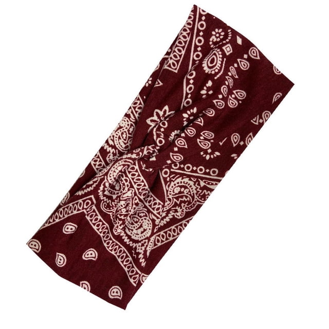 Banda para el cabello con estampado deportivo de estilo europeo y americano para mujer, banda para el cabello con cruz de anacardo, banda para el cabello para lavarse la cara