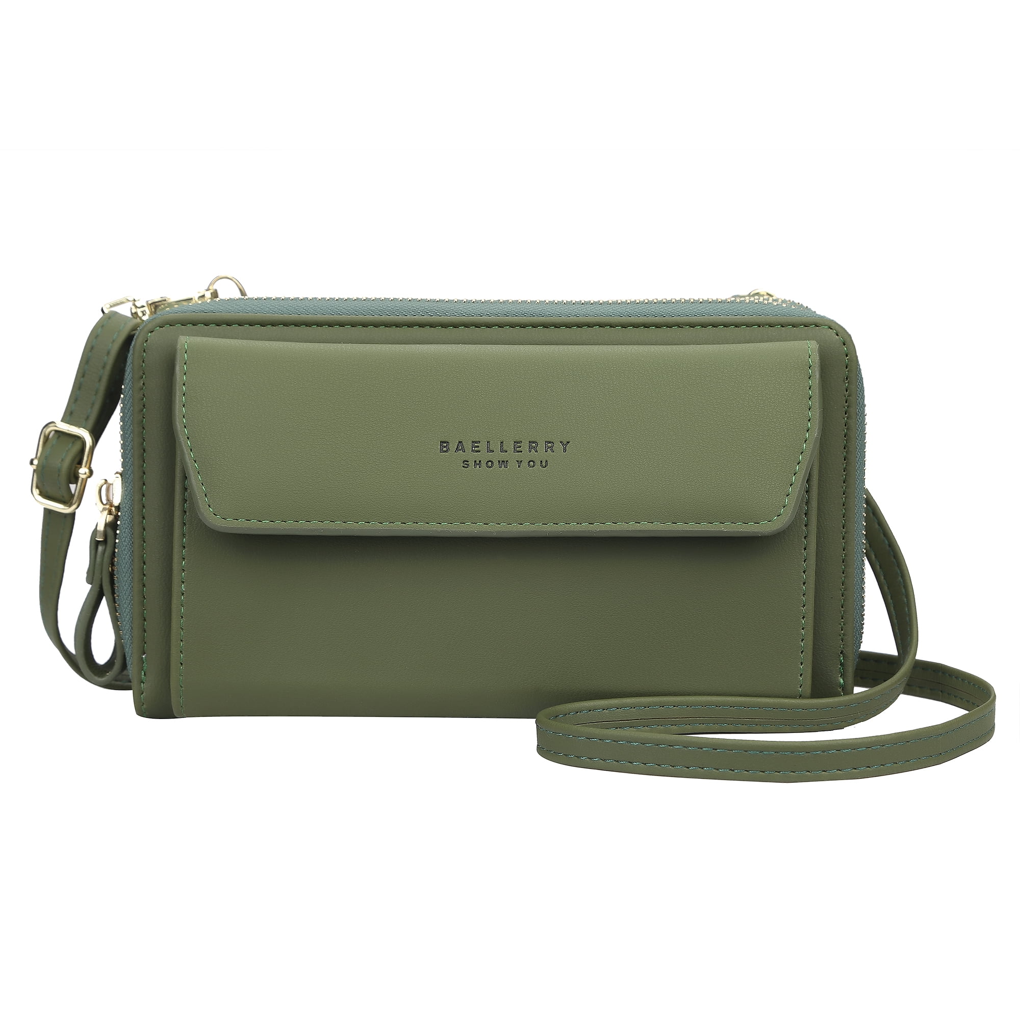 Roulens Small Womens Crossbody Bag Cellphone Purse Wallet With Shoulder