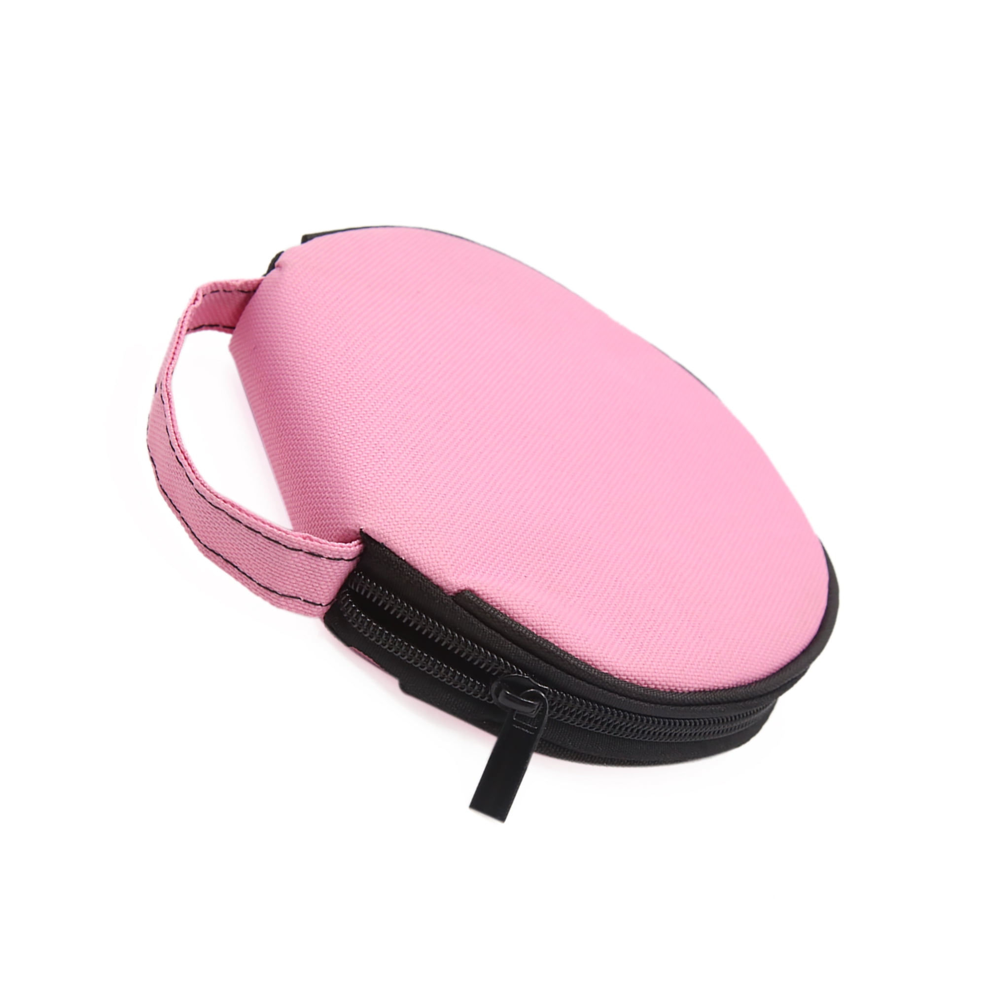 Unique Bargains Universal Pink 20 CD DVD Discs Holder Storage Bag Organizer for Car