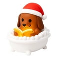 thumbnail image 5 of Funny Christmas Dachshund Bathroom Bubble Night Light - Cute Christmas 3D Reading Book Lamp - Resin Decor for Readers, Bedroom Study Room Decor,Christmas Decorations Gifts(Usb-Style), 5 of 9