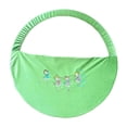 thumbnail image 1 of Tota de aro de gimnasia, organizador de equipos, bolsa de aro de ejercicios, bolsa de anillo de obstáculos para espectáculo, concierto de competencia verde y m, 1 of 8