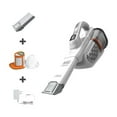 thumbnail image 4 of BLACK+DECKER dustbuster AdvancedClean+ Cordless Handheld Vacuum, Multi-Surface Use, with Powerboost and Crevice Tool, HHVK320J10, White, 4 of 18