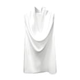 thumbnail image 4 of FINALGANG Womens Cowl Draped Neck Sleeveless Solid Loose Fit Tank Tops Summer Elegant Office Daily Party Beach Casual Layering Camisole Shirts For Ladies Trendy Top L, 4 of 4
