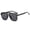 Black frame gray lens 3, variant on 70s 80s 90s Trendy Oversized Sunglasses for Women Men Fashion Shield Aviator Sun Glasses UV400 Protection Goggles