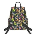 thumbnail image 2 of Naloa Butterfly Wild Insect Print Lightweight DayBackpack Suitable for school, work, shopping, travel, etc., 2 of 5