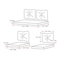 thumbnail image 4 of CorLiving 7pc Remplacement Tissu Gris Ensemble de Coussin, 4 of 4