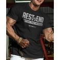 thumbnail image 2 of Gymish Rest at The End Workout Shirt for Men – Motivational Gym T-Shirt, Mens Gym Shirt, Gym Clothes for Men, Athletic Workout Wear for Gym-Goers, 2 of 7