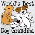 thumbnail image 3 of CafePress - World's Best Dog Gramma Sweatshirt - Crew Neck Sweatshirt, 3 of 4