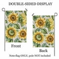 thumbnail image 2 of Summer Garden Flag Welcome Sunflower 12x18 Inch Small Double Sided for Outside Yard Flag, 2 of 5