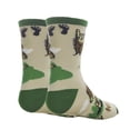 thumbnail image 3 of Kids Crazy Silly Bigfoot Crew Socks, Novelty Funny Cotton Socks for Boys & Girls, Stay Wild, Size 1-5, 3 of 3