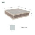 thumbnail image 6 of Direct Wicker Square Patio Waterproof Cover for Dining & Sofa Sets | 106.3" x 106.3" | PU Coated Fire Resistant Polyester | UV Resistant & Windproof | Mold Resistant | Beige&Brown, 6 of 6