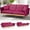 Fuchsia, variant on ACMEASE 70” Velvet Futon Sofa Bed with Adjustable Armrests and 2 Pillows, Convertible Futon Couch, Pink