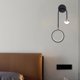 thumbnail image 5 of de pared moderno, lámpara de pared de 3 modos para dormitorio, , sala de , lámpara de pared para granja, lámpara de pared pequeña Bola izquierda negra Colco lámpara de pared, 5 of 8