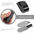 thumbnail image 6 of TEHAUX 4-Piece Kitchen Tongs Set with Black Silicone Tips, Stainless Steel Anti-Ice Bar Tools for Home Cooking and Serving, 6 of 7