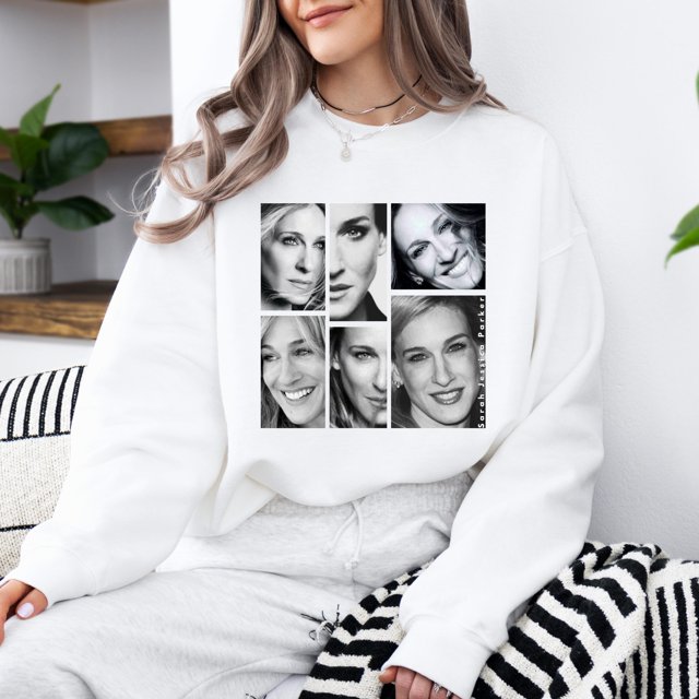 Sarah Jessica Parker Shirt Unisex Fan Tee for Movie Lovers, Actress Gift & Fashion Top T-S - Black - 3XL