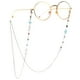 thumbnail image 2 of 2 Piezas Mujeres Hombres Gafas Gafas de terre Cadena Cuerda Gafas Correa Cuello Cordón Retenedor Yinane Cordón de gafas de metal, 2 of 6