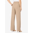 thumbnail image 3 of Roaman's Women's Plus Size Wide Leg Bend Over Pant, 3 of 6