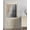 Gray, variant on Red Coastal Beach Blackout Door Curtains for French, Glass,Front, Back, Patio Door, Farmhouse Abstract Ocean Waves Striped Thermal Insulated Rod Pocket Window Curtain Drapes With Tiebacks 25"x72"