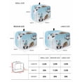 thumbnail image 2 of Blue Christmas Small Toaster Cover 2 Slice, Kitchen Appliance Covers, Winter Gnomes Snowflakes Cardinal Holly Toaster Oven Cover with Loop, Bread Machine Cover Polyester Dust Cover Protection, 2 of 4