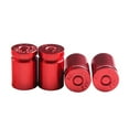 thumbnail image 6 of Gecheer 4Pcs Tire Valve Stem Cover Caps Aluminum Car Wheel Air Pressure Valve Cap Shell Dust Cap for Automotive Motorcycles Bicycles Tire Universal, 6 of 7