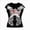 Black, variant on Women Grunge Shirts Emo Clothes for Teen Yong Girls Vintage Graphic Tee Y2k 2000s Goth Top Women Short Sleeve Streetwear Purple Size M