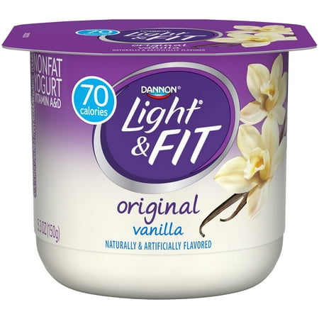 Light and Fit Vanilla Yogurt 5.3 Ounce — 12 per case. Light and Fit Vanilla Yogurt 5.3 Ounce — 12 per case.
